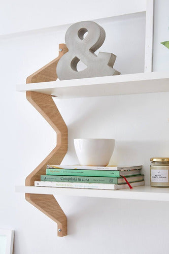 White Luca Shelf/Bookcase 1
