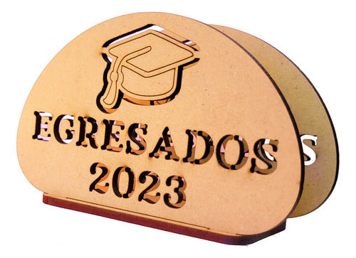 LaserCor Souvenirs 15 Personalized Graduates Laser-Cut Napkin Holders 1