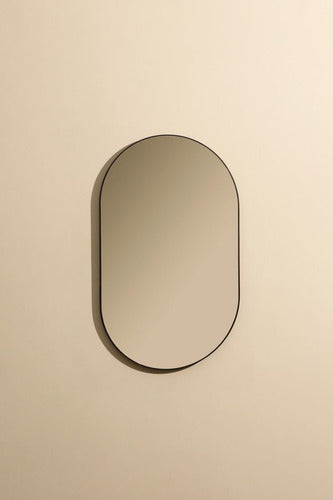 Oval Mirror 50x75cm PVC Frame 1