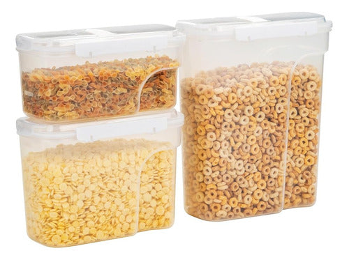 Fontal Storage Containers for Cereals with Lids 0