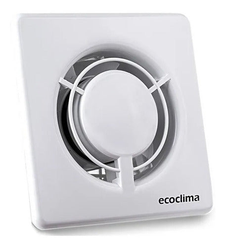 Extractor De Baño 18x18 Cm Ecoclima Salida 6  Pulgadas 0