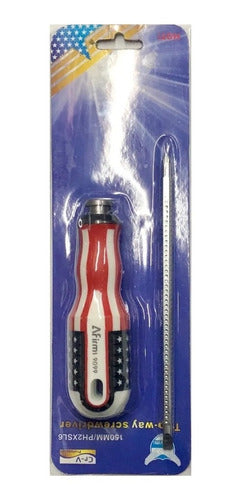 Industrial Brand Double-Ended Phillips Ph2 + Flat 6mm Screwdriver 18 1