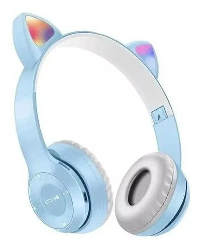 Wireless Bluetooth Cat Ear Headphones with LED Lights 15