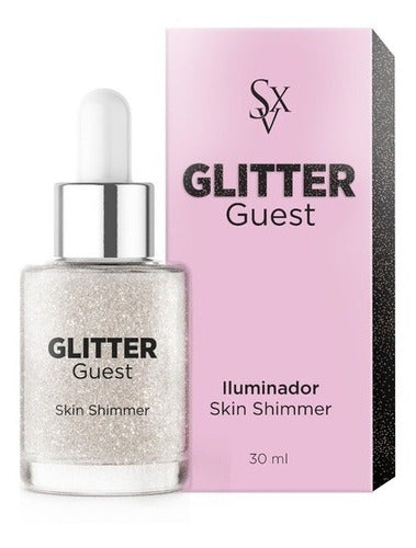 Iluminador Femenino Cuerpo Coporal Piel Mujer Glitter Guest 1