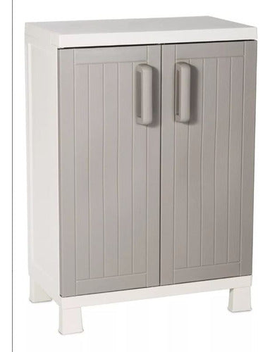 Eco-Sustainable Outdoor Plastic Cabinet 2 Doors Toomax 5