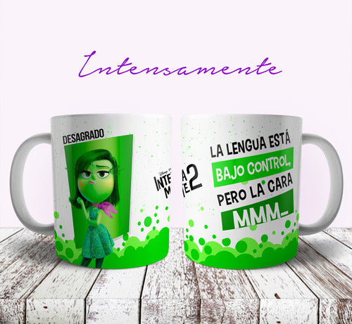 Imprimi Kits Plantillas Para Tazas Intensamente 2 Diseños Sublimar #T257 4