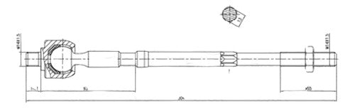 Rack End Gsp Renault Megane 00-07 0