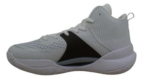 Gummi Indoor Offense White/Grey Men's Basketball Shoes 2