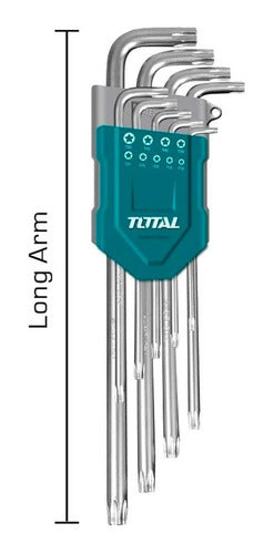 Total 9 Long Torx Keys Set THT106391 Premium 3