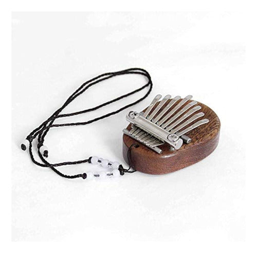 8 Teclas Mini Kalimba Exquisito Dedo Pulgar Piano Marimba Mu 0