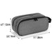 Trunab Stethoscope Carrying Case Hold 2 Stethoscopes Or BP Cuffs, Compatible With 3M Littmann/MDF/ADC 5