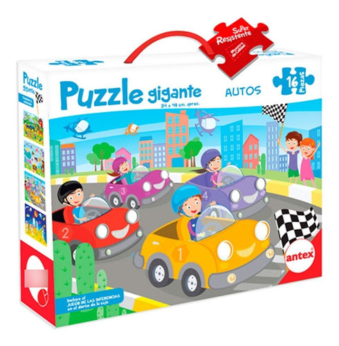 Antex Giant Puzzle 16 Pieces Cars 3039 Canalejas 0