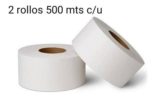 Papel Higiénico Blanco Rollos De 500 Metros X 1 0