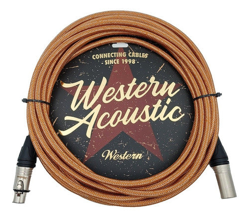 Western Cable Balanced XLR to XLR - 6 Meters 0