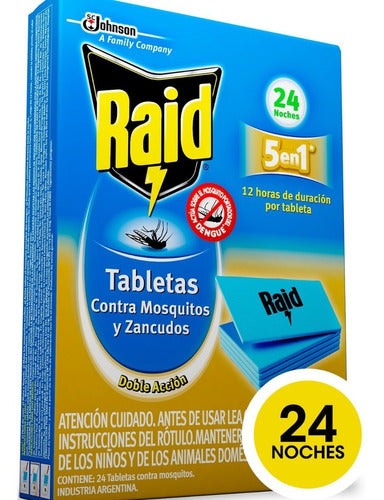 Raid Mosquito and Sandfly Tablets x 24 Units 0