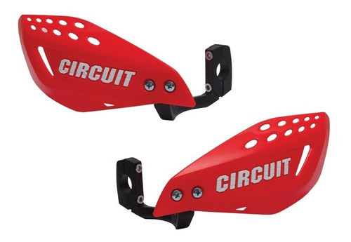 Circuit Equipment Protector De Mano Circuit Vector Rojo / Blanco 0