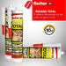 Pegado Total Fischer 10 Seg Multimaterial 310ml Montajes 3