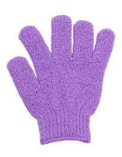 Set of 4 Exfoliating Gloves for Face and Body Shower Bath 3