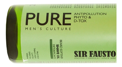 Sir Fausto Pure Shave Oil Detoxifying Shaving Oil 100ml 4