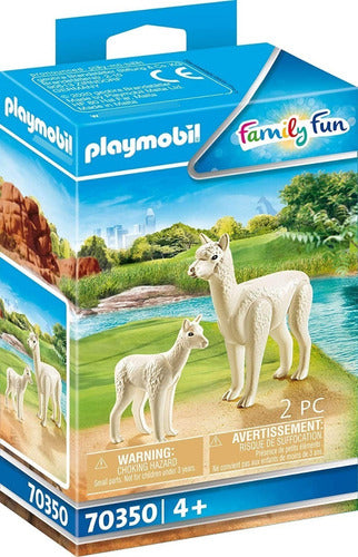 Playmobil Family Fun 70350 Alpaca with Baby Zoo 0