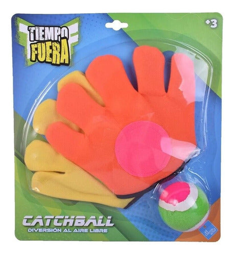 Catchball Guantes Lanza Y Atrapa Pelota Con Abrojo - Yamanca 1