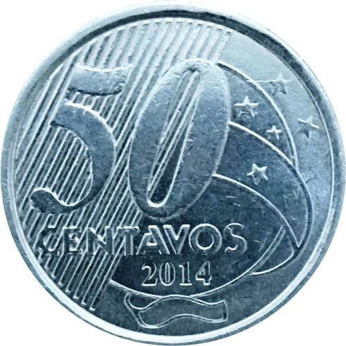 Generic Brasil 50 Centavos Coin - Rio Branco - Uncirculated 1