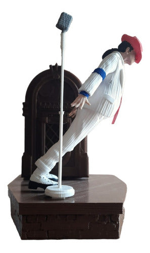 Figura Michael Jackson Rockola Jukebox 3d - 14 Cm 0