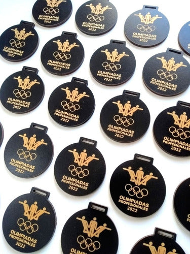 Medallas Deportivas Personalizadas Fibro Laminado Pack X50 3