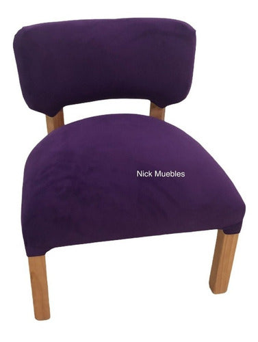 Nick Muebles Silla Matera Poltrona Vestidas En Pana Premium! 2