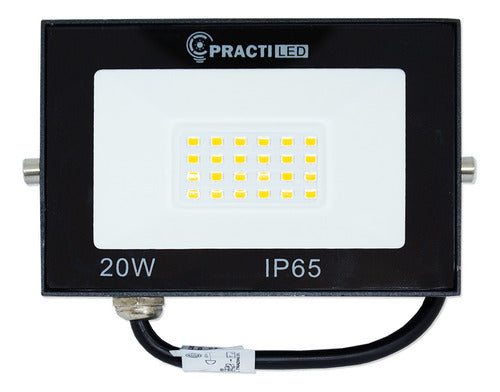 Practiled Pack of 10 High-Power 20W LED Floodlights for Outdoor Use 1