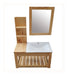 70cm Hanging Wood Vanity with Basin and Mirror - Free Shipping 65