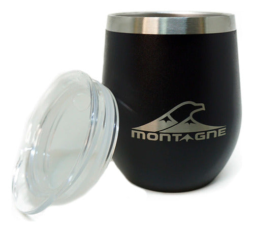 Mate Stainless Steel Thermal Vessel Montagne - Mate Vaso Termico Acero Inoxidable Montagne