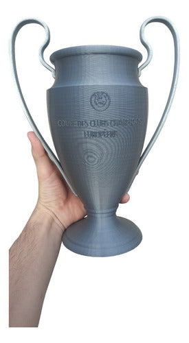 Copa Champions League Impresa En 3d 30cm Trofeo 4