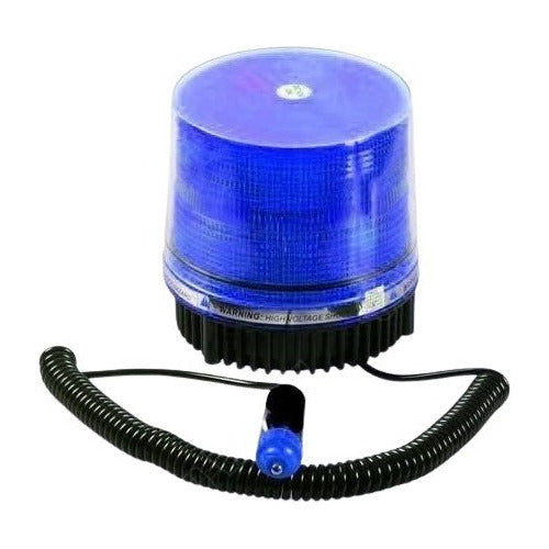 Baliza Azul 12 V Flash Magnética Led Estroboscop C/ Iman 0