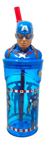 3D Characters Acrylic Cup with Straw 360ml by Stor Magic4ever 26