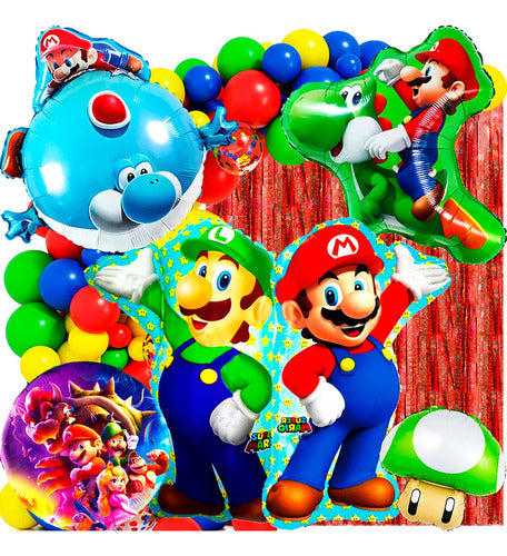 50 Super Mario Bros Luigi Art Balloons Birthday Decoration 2