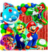 50 Super Mario Bros Luigi Art Balloons Birthday Decoration 2