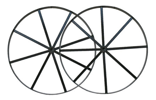 Wheel Set for Rolling Grilling Fire Pit Ø75cm by SOR Parrillas 0