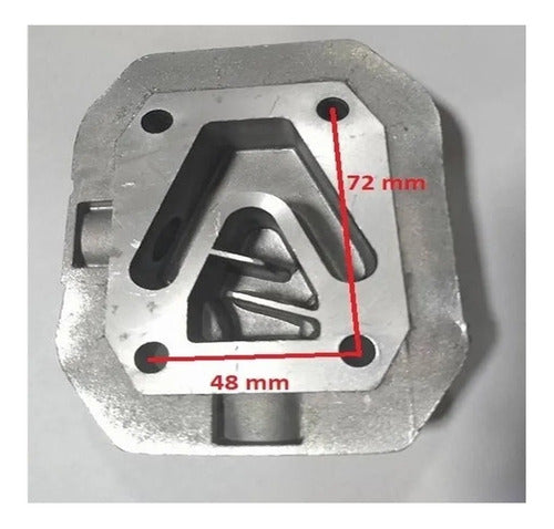 Tapa Y Junta Cilindro Compresor 50 Litro Niwa Gamma 72x48 1