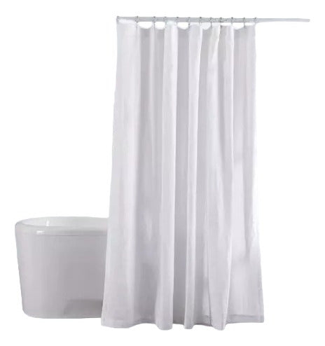 Alcoyana Tusor Cotton Shower Curtain Premium Fabric 100% Cotton 2