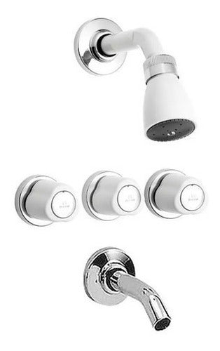 Peirano Lorca 80-010 Shower Faucet with Compression Seal Technology 0