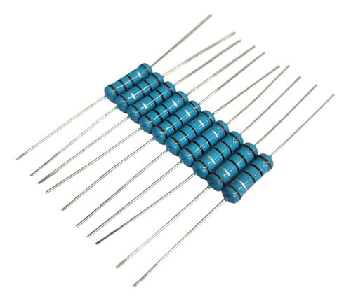 Componentes Merlo 25 Units 2W 100 Ohms Metal Film Resistor 0