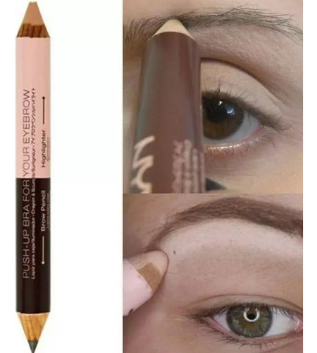 Ulta Bicolor Eyeliner Pencil, Pink and Brown, USA 0