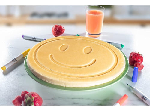 Xl Smiley Face Pancake Pancake, Haz Panqueques Gigantes De 1 4