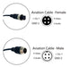 Cable De Aviacin Para Cmara De 49 Pies, 15 Pies, 4 Pines, Im 2