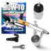 PointZero Dual-Action Cut-Away Airbrush Set - 0.35mm - 22cc and 5cc Color Cup 0