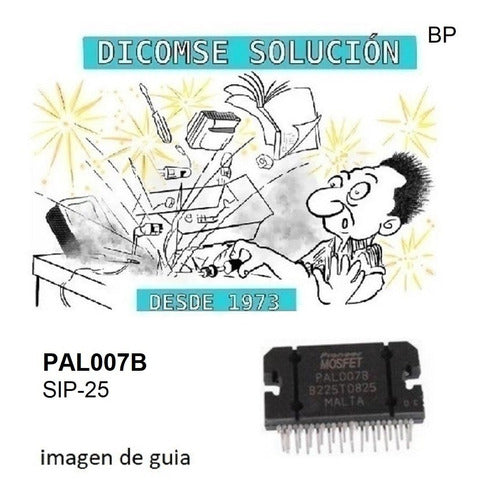 Pioneer Circuito Integrado Pal007b Mosfet Sip-25 0