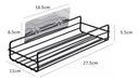 Self-Adhesive Metal Bathroom Shelf Organizer Multipurpose 3