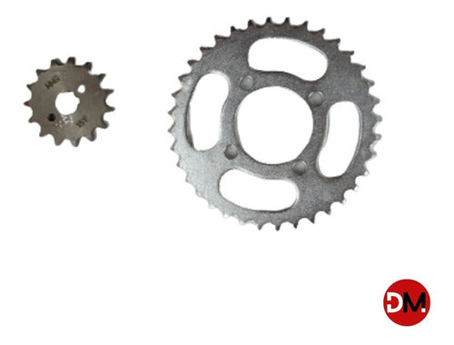 MMG Complete Transmission Kit Baccio Px - Plate + Sprocket + Chain 2