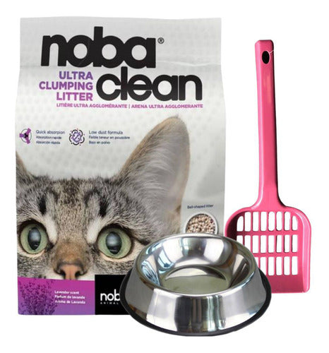 Noba Clear Clumping Cat Litter 16 Kg + Gift 0